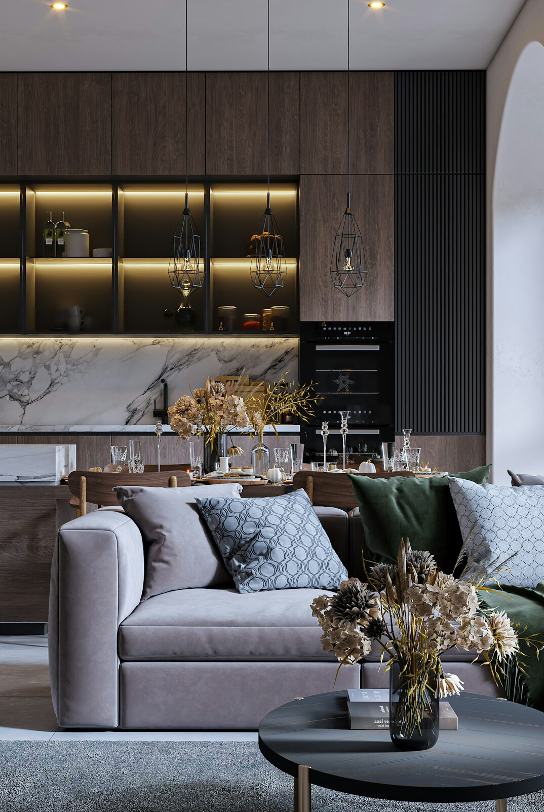 luxury kitchen interior