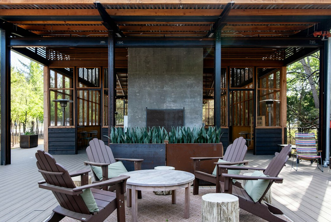 luxury outdoor patio
